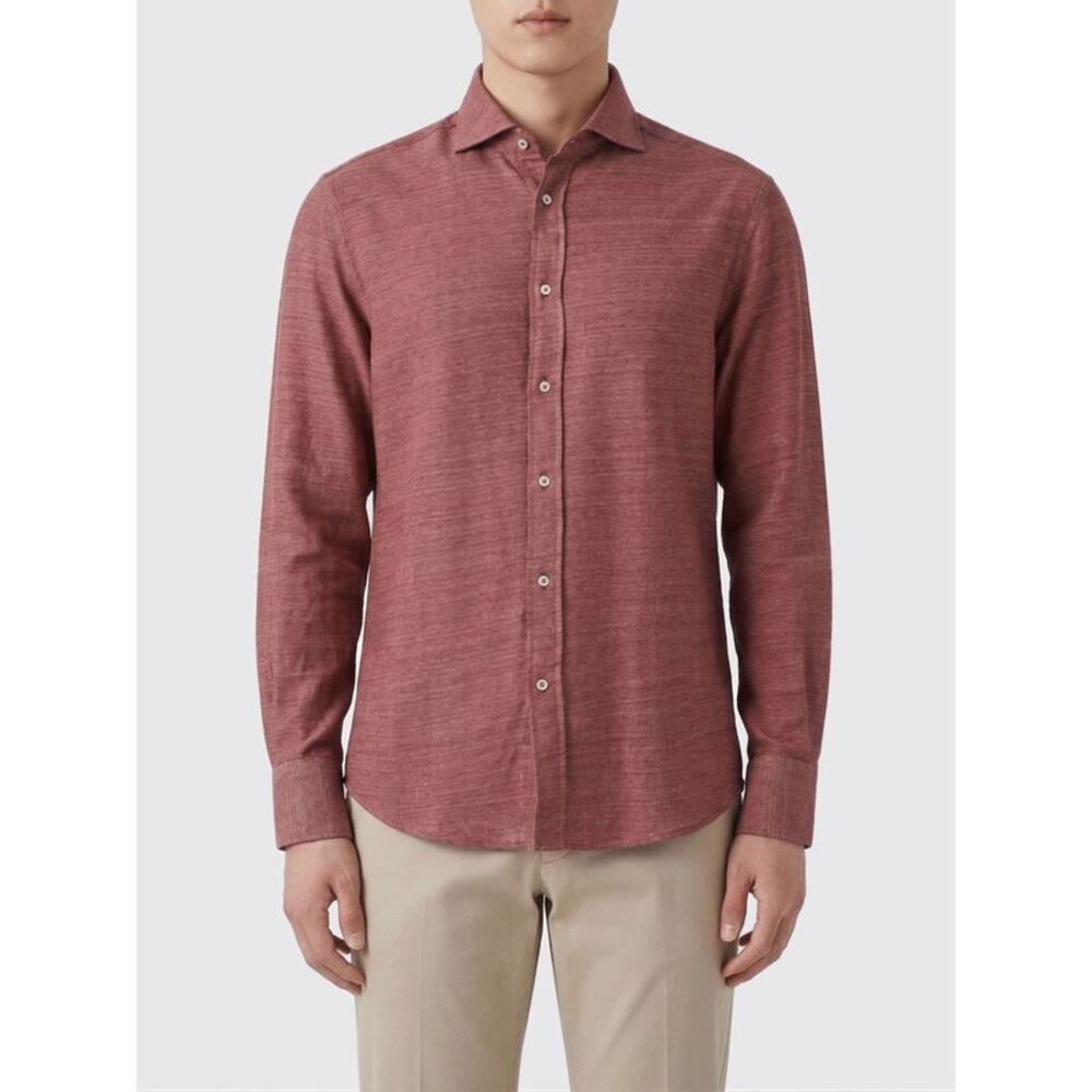 Brunello Cucinelli Shirt Men Coral